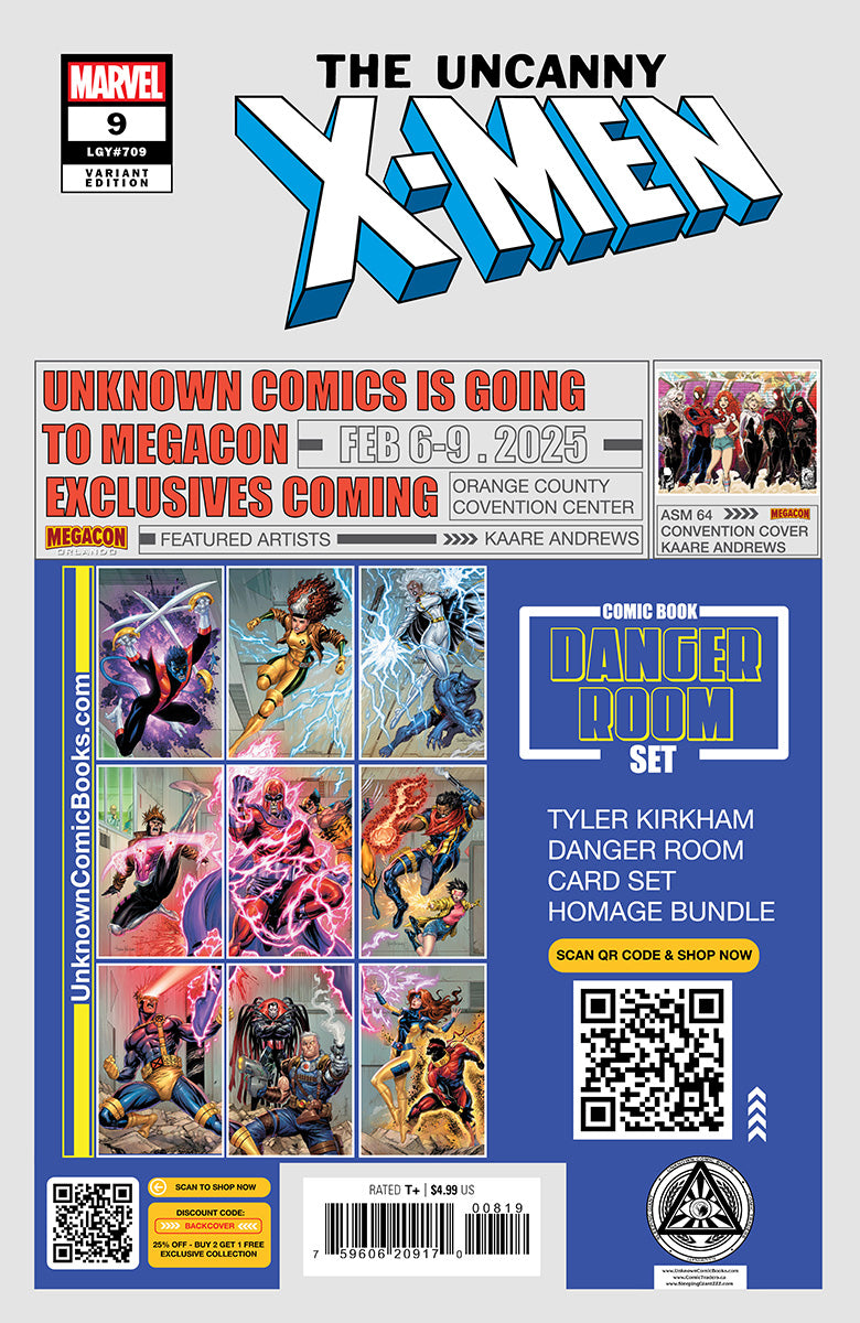 Uncanny X-men #9 Unknown Comics Stephen Segovia Exclusive Virgin Var (01/22/202