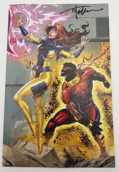 [Signed by Tyler Kirkham] X-Men #9 Unknown Comics Tyler Kirkham Exclusive Virgi
