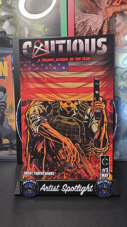Cautious #1 First Edition Origin Issue Military Key Brent Trayce Sands...