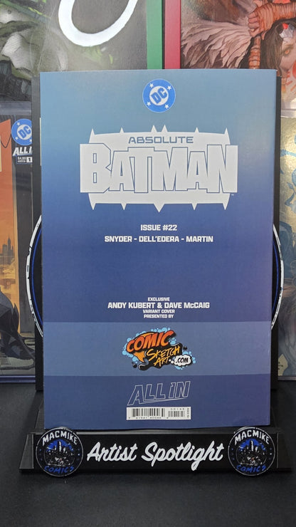 Andy Kubert Signed Absolute Batman #22