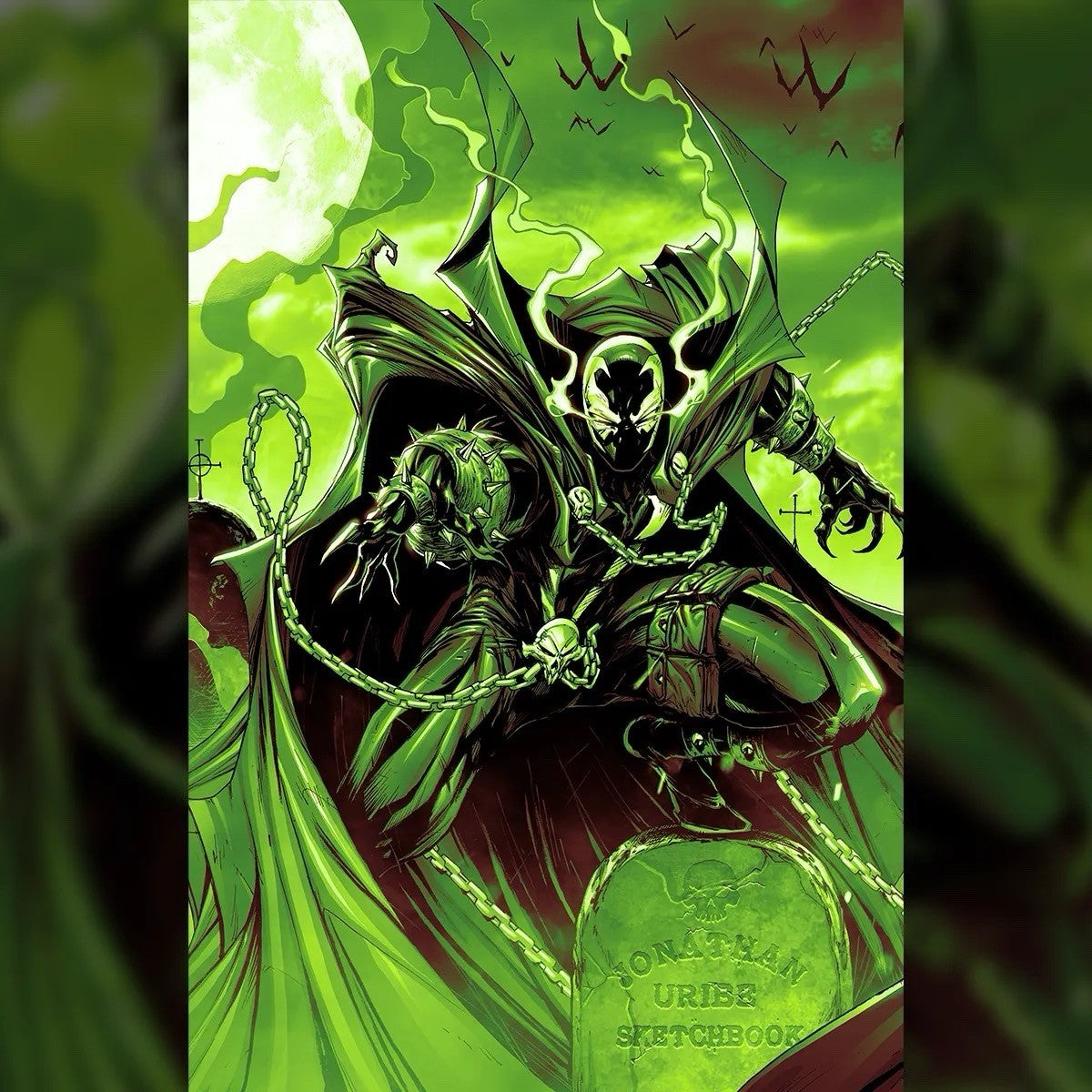 [SPAWN LAVA] JONATHAN URIBE OFFICIAL SPAWN SKETCHBOOK LTD 50