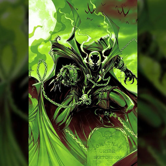 [SPAWN LAVA] JONATHAN URIBE OFFICIAL SPAWN SKETCHBOOK LTD 50