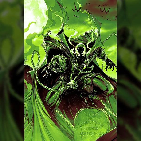 [SPAWN LAVA] JONATHAN URIBE OFFICIAL SPAWN SKETCHBOOK LTD 50