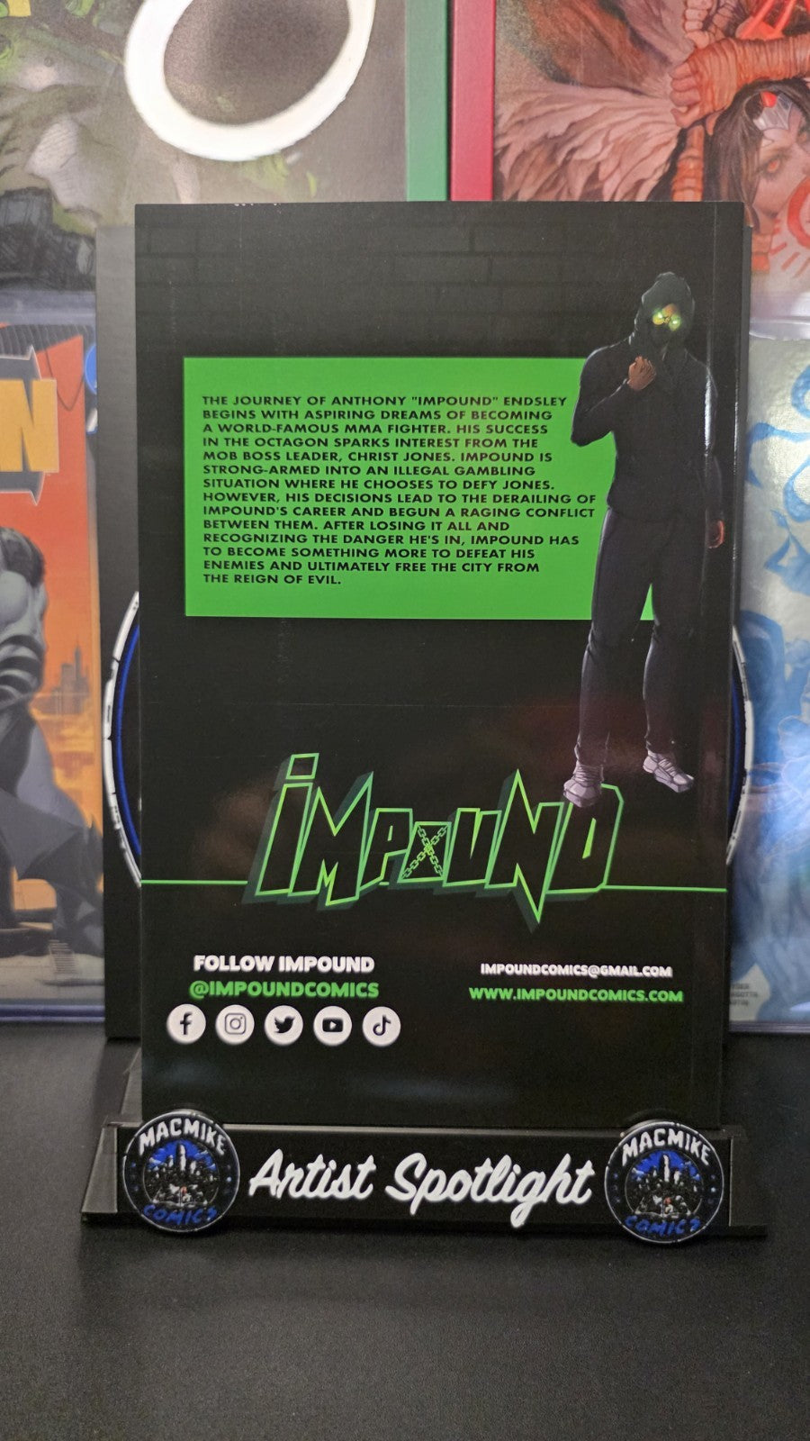 IMPOUND VOL. 1: THE ORIGIN OF IMPOUND IMPOUND COMICS BY BRENT SANDS PAPERBACK