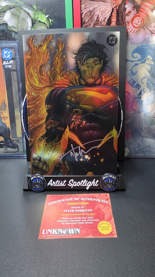 Absolute Superman #22 Foil Tyler Kirkham Signed With COA