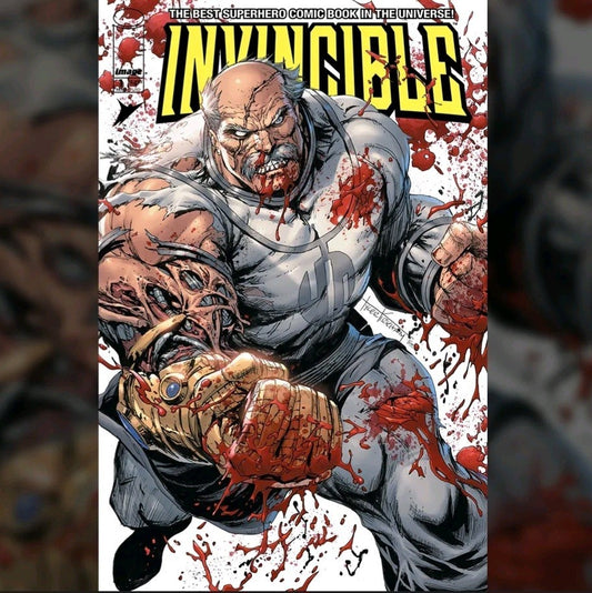 Invincible Conquest #1 Tyler Kirkham Battle Damage LTD 1500