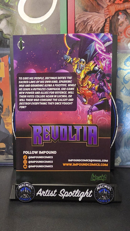 Revoltia The Decymus Alyna Story Graphic Novel All 4 Issues Collected Impound...