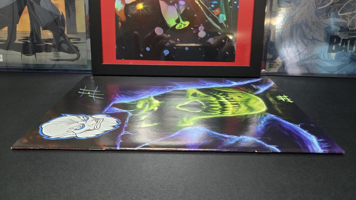 Masters of the Universe Sword of Flaws Variant Signed & Remarked By Jeff Edwards