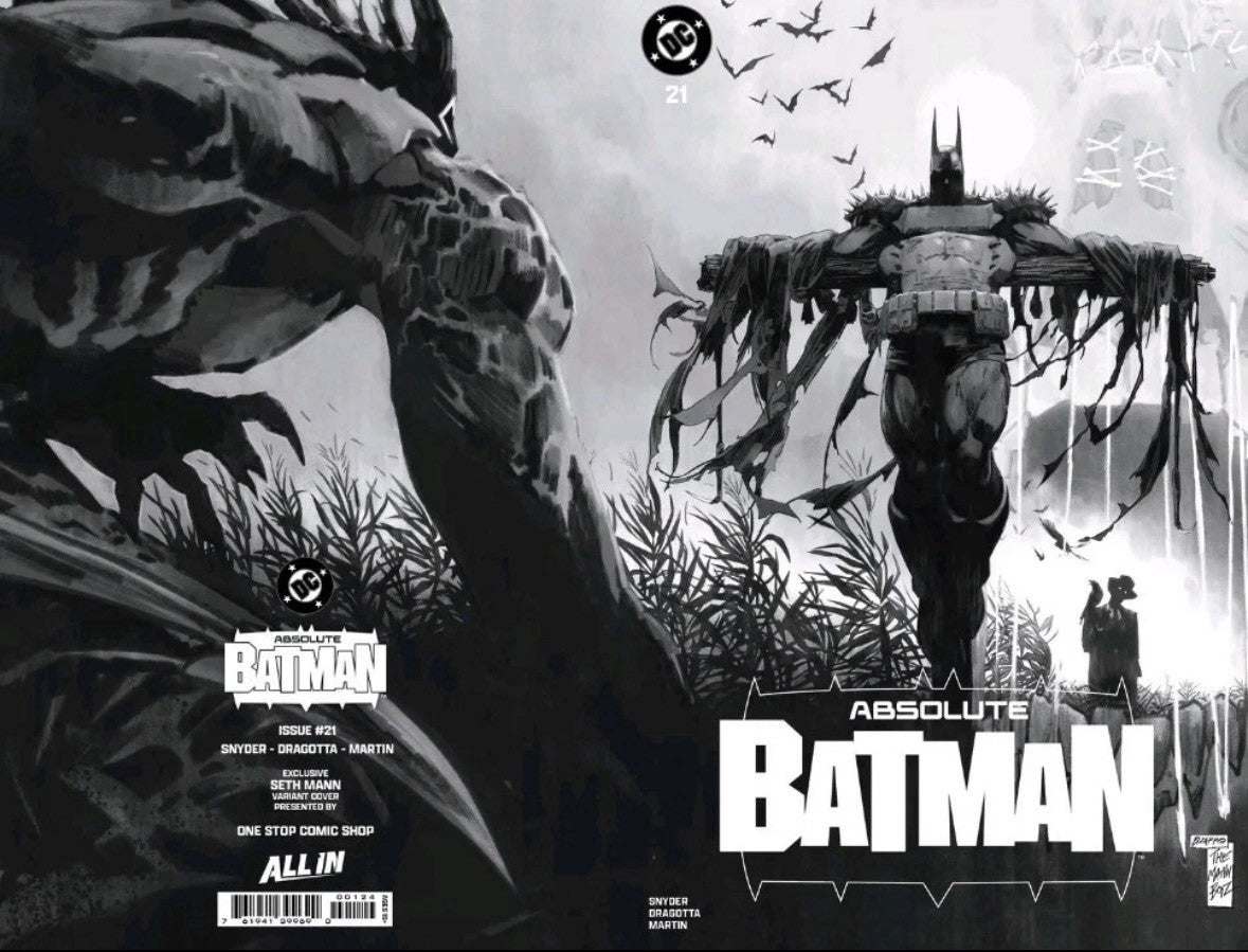PRESALE ABSOLUTE BATMAN 21 - SETH MANN SILVER SCREEN WRAPAROUND - SIGNED