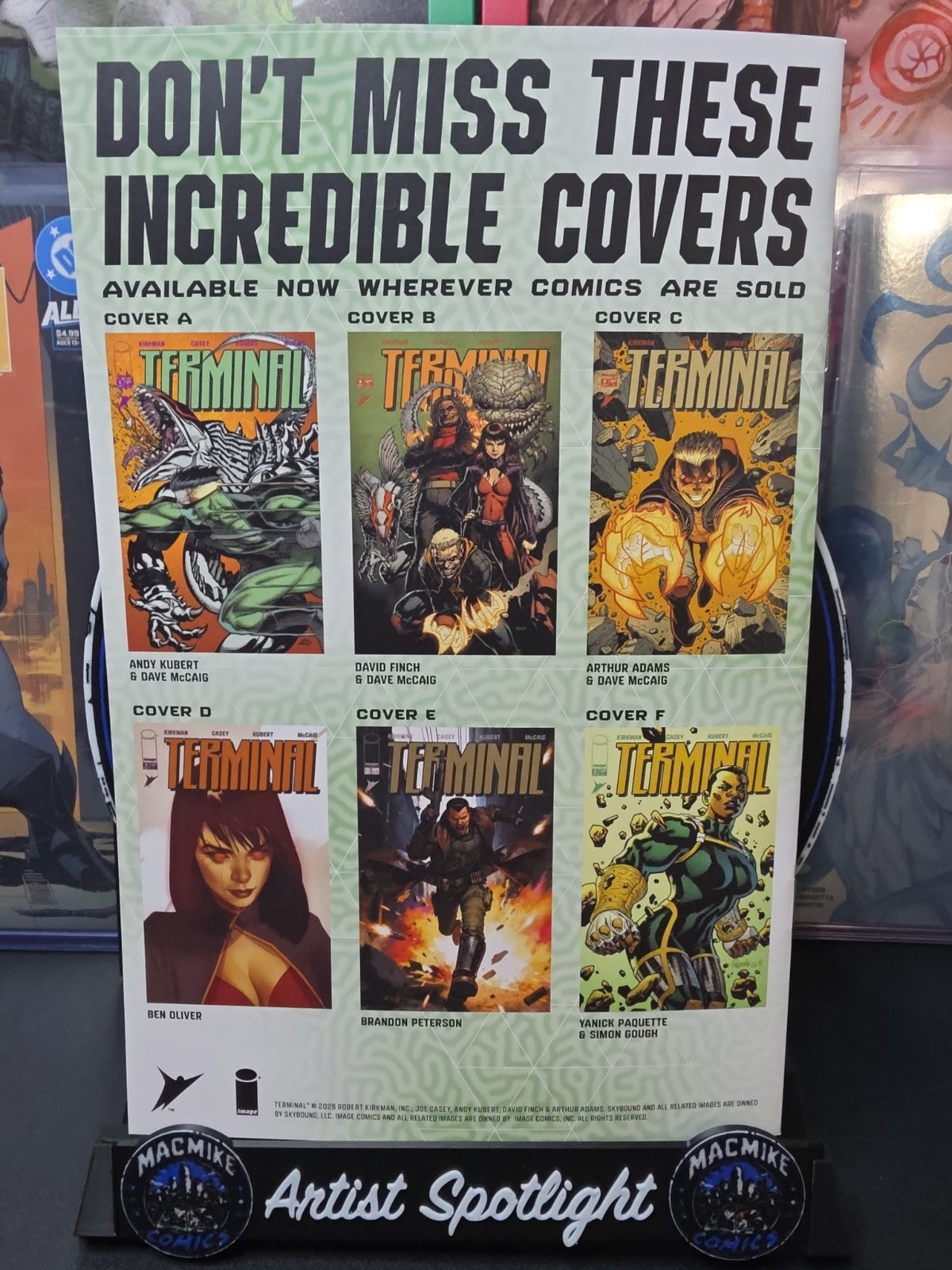 Terminal #3 Cover A Andy Kubert & Dave McCaig
