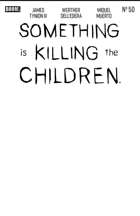 Something Is Killing The Children #50 D Blank Sketch (PRESALE 10/07/26)