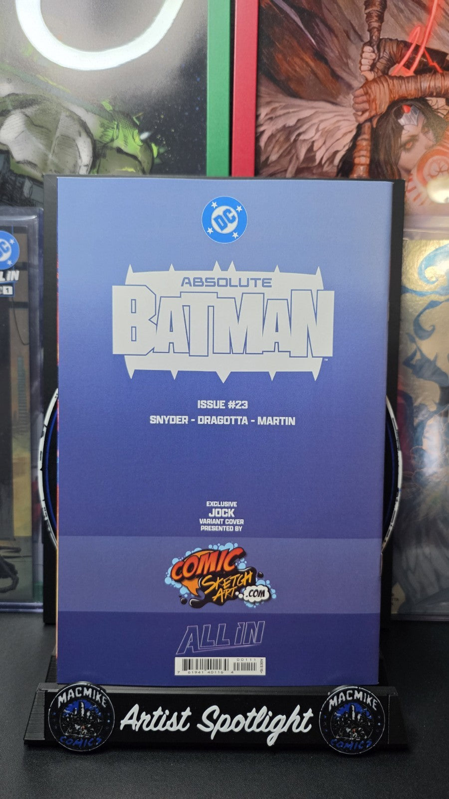 Absolute Batman #23 Jock Trade Dress Signed By Snyder