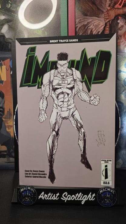 Impound #6 Sketch Variant Cover Denys Cowan Rare Indie Key Impound Comics
