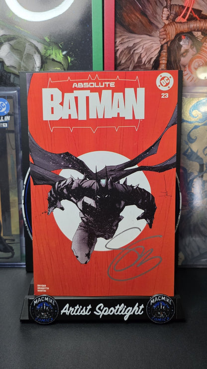 Absolute Batman #23 Jock Trade Dress Signed By Snyder