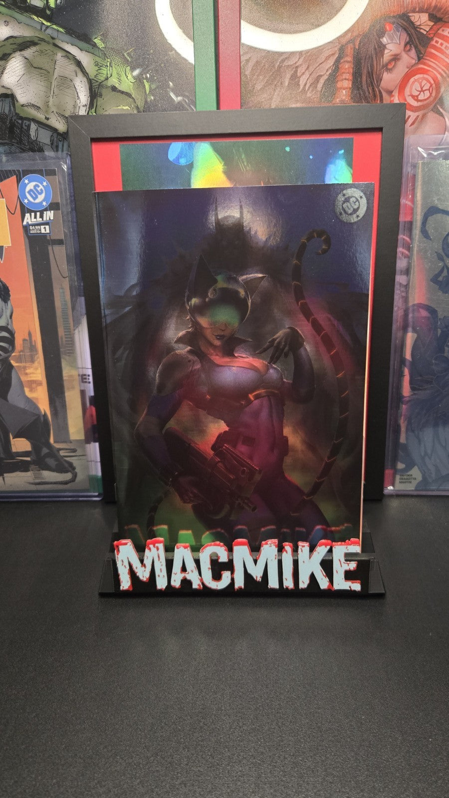 ABSOLUTE CATWOMAN #1 Kendrick Lim PINK Spot FOIL Virgin Variant. LTD 1000