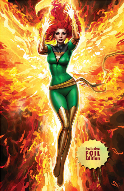 [Signed by Nathan Szerdy] [FOIL] PHOENIX #1 UNKNOWN COMICS NATHAN SZERDY VIRGIN