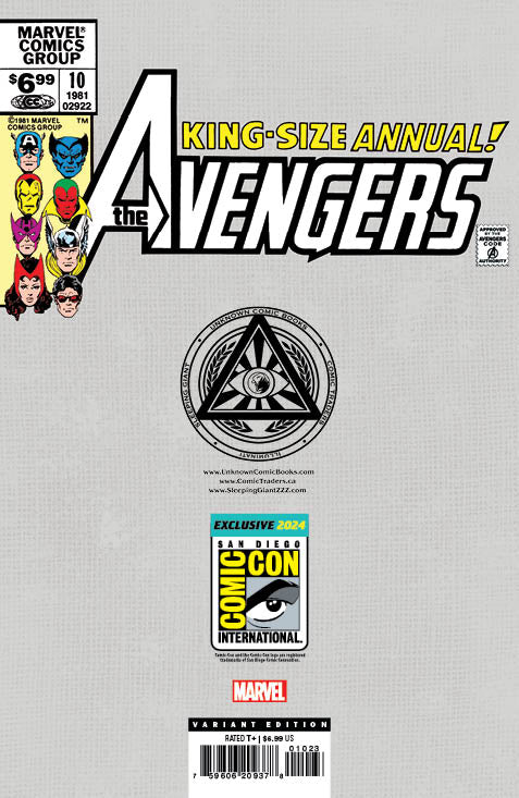 [Signed by Chris Claremont] [FOIL] AVENGERS ANNUAL #10 UNKNOWN COMICS NATHAN SZ