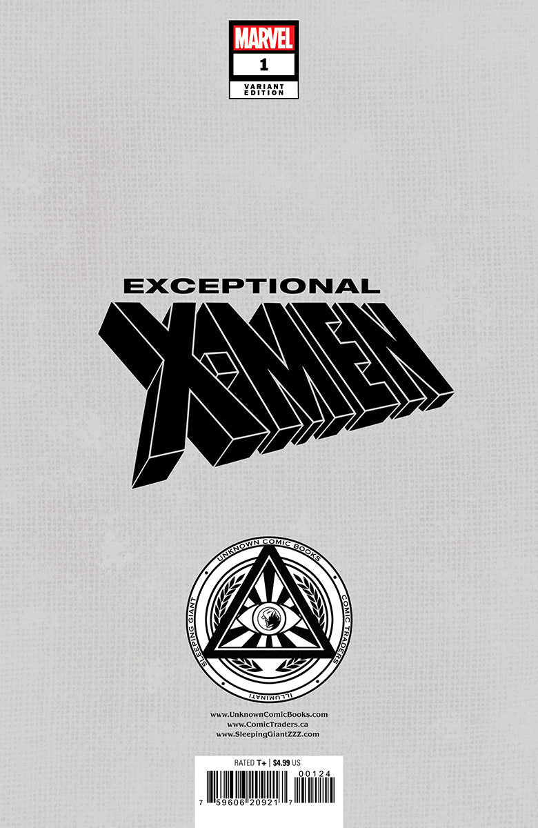 Exceptional X-Men #1 Unknown Comics Kaare Andrews Exclusive Connecting Virgin V