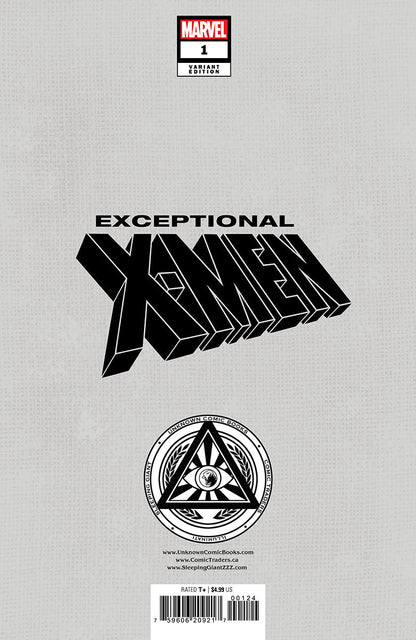 Exceptional X-Men #1 Unknown Comics Kaare Andrews Exclusive Connecting Virgin V