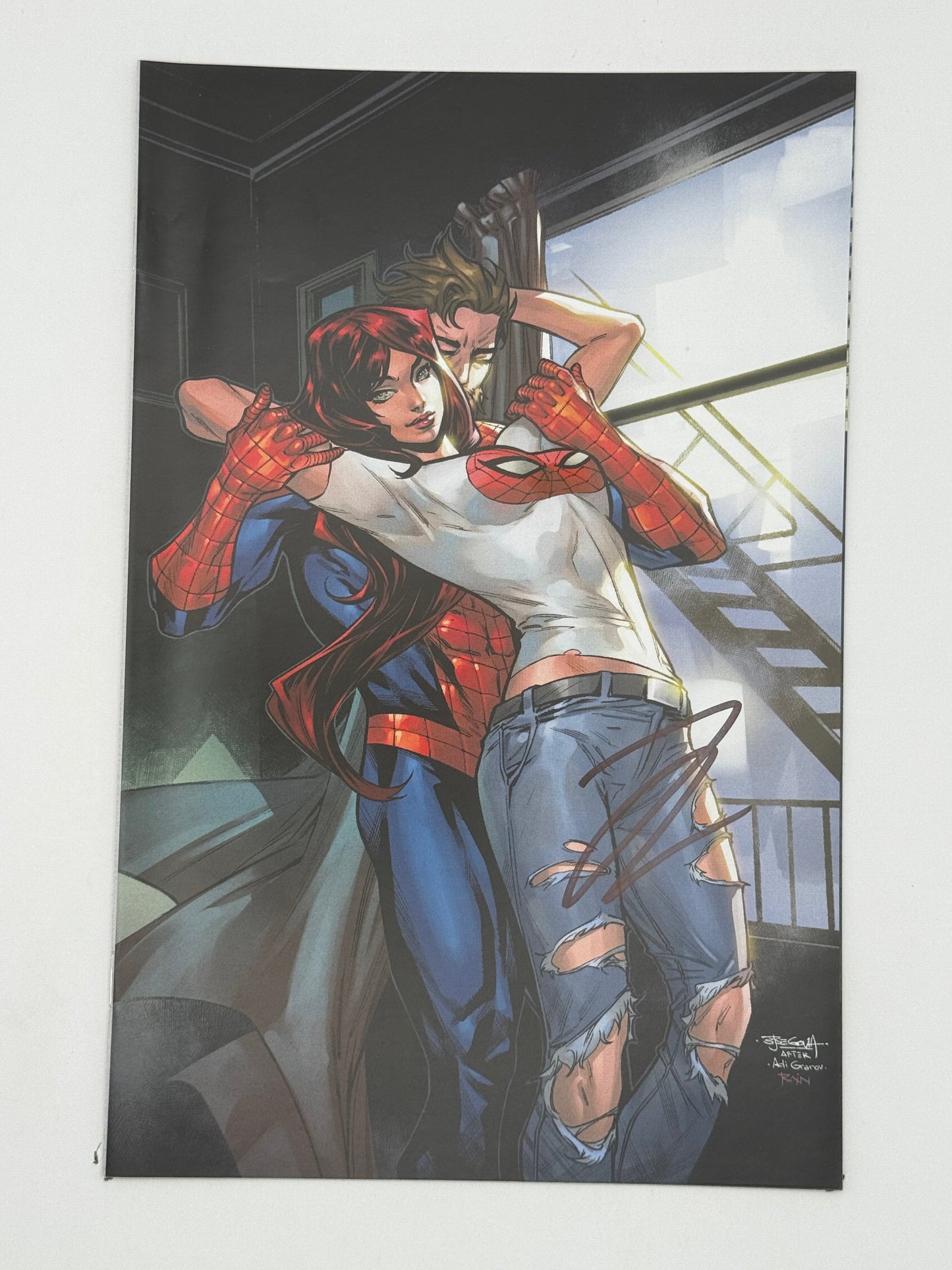 [Signed by Hickman] Ultimate Spider-Man #5 Virgin Unknown Comics Segovia Exclus
