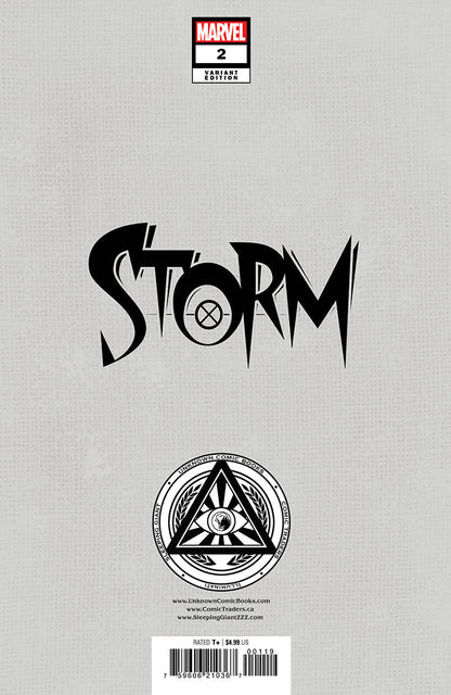 [Signed by Nathan Szerdy] STORM #2 UNKNOWN COMICS NATHAN SZERDY EXCLUSIVE VAR [