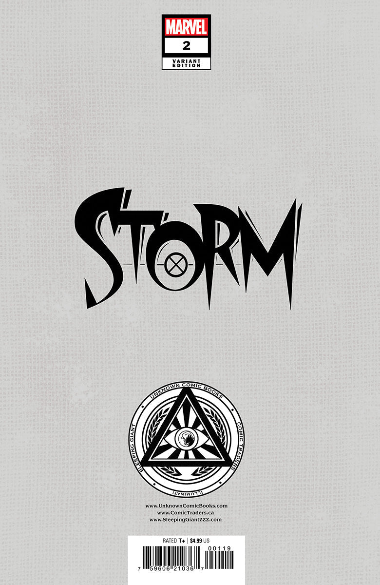 [Signed by Nathan Szerdy] STORM #2 UNKNOWN COMICS NATHAN SZERDY EXCLUSIVE VIRGI
