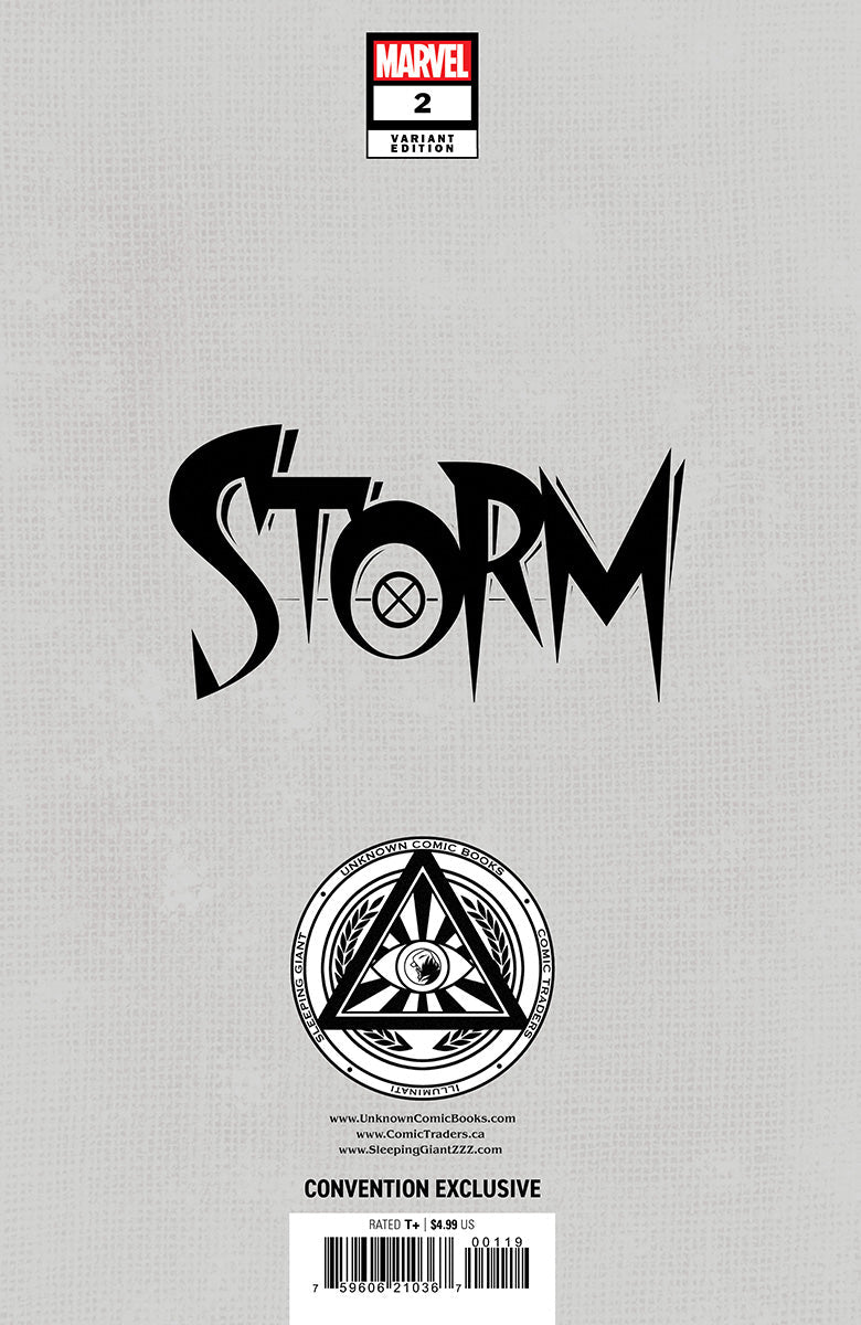 [FOIL] STORM #2 UNKNOWN COMICS NATHAN SZERDY EXCLUSIVE VIRGIN CONVENTION VAR (1