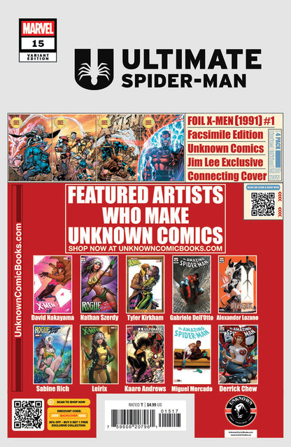 Ultimate Spider-man #15 Unknown Comic Mirka Andolfo Exclusive Virgin Var (03/26