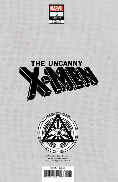 [Signed by Tyler Kirkham] UNCANNY X-MEN #5 Kirkham Unknown Tyler Kirkham Exclus