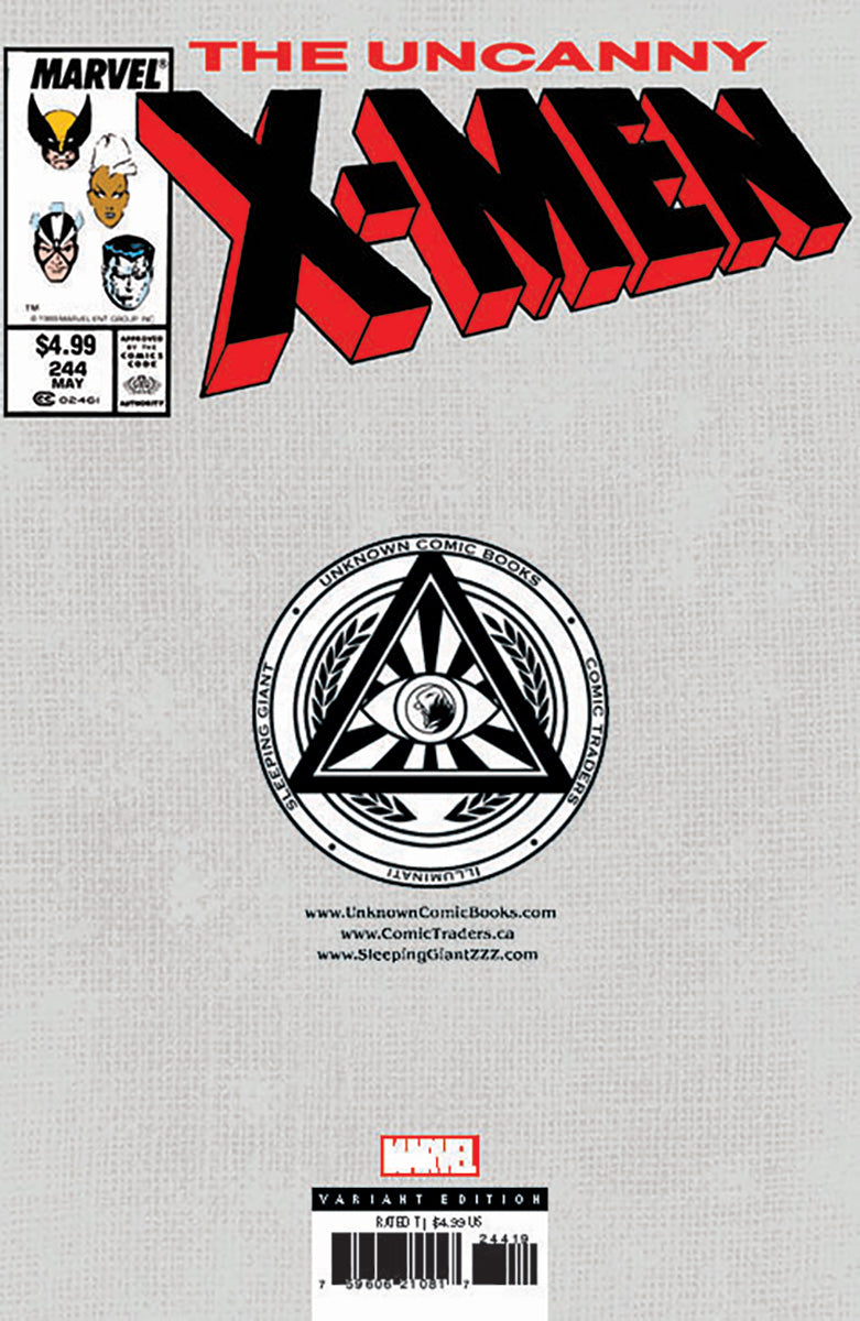 [Foil] Uncanny X-Men #244 Facsimile Unknown Comics Marc Silvestri Exclusive Var