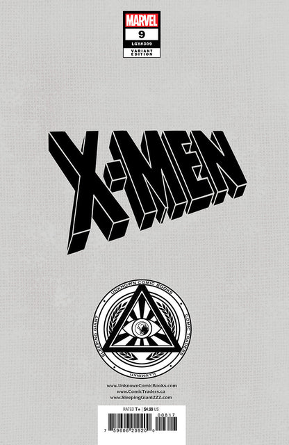 [Signed by Tyler Kirkham] X-Men #9 Unknown Comics Tyler Kirkham Exclusive Virgi